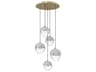 Avenue Lighting Sonoma Ave 5-Light Brushed Brass Pendant