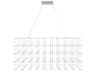 Avenue Lighting Argyle Ave 200-Light Chrome Geometric Linear Island Pendant