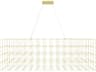 Avenue Lighting Argyle Ave 260-Light Gold Geometric Linear Island Pendant