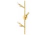 Avenue Lighting The Oaks 6-Light Brushed Brass Wall Sconce