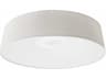 Avenue Lighting Cermack St Ivory Linen Off White Drum Flush Mount