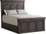Avalon Furniture Gray Mahogany Wood Queen Panel Bed