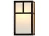Arroyo Craftsman Mission 1-Light Brown Glass Wall Sconce