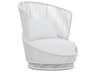 Azzurro Living Palma White Mist All-Weather Rope Outdoor Patio Lounge Chair with Cloud Cushion