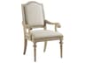 Barclay Butera Malibu Aidan Brown Upholstered Arm Dining Chair