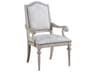 Barclay Butera Malibu Aidan Brown Upholstered Arm Dining Chair