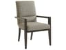 Barclay Butera Park City Glenwild Brown Upholstered Arm Dining Chair