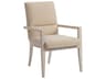 Barclay Butera Carmel Palmero Beige Upholstered Arm Dining Chair