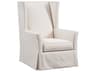 Barclay Butera Upholstery El Moro White Fabric Accent Chair