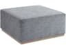 Barclay Butera Upholstery Clayton Cocktail Gray Upholstered Ottoman