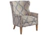 Barclay Butera Upholstery Avery Wing Beige Fabric Accent Chair