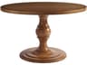 Barclay Butera Newport Corona Del Mar Round Wood Sandstone Dining Table