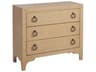 Barclay Butera Newport Balboa 3-Drawers Brown Chest Nightstand