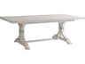 Barclay Butera Newport Oceanfront Rectangular Wood Sailcloth Dining Table