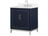 BEMMA Gracie 30" Pacific Blue Brushed Nickel Vanity