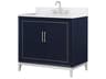 BEMMA Gracie 36" Pacific Blue Brushed Nickel Vanity