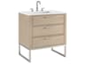 BEMMA Markham 30" Cashmere Grey Brushed Nickel Vanity
