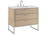 BEMMA Markham 36" Cashmere Grey Brushed Nickel Vanity