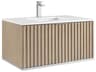 BEMMA Terra 36" Cashmere Grey Brushed Nickel Vanity