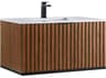 BEMMA Terra 36" Walnut Matte Black Vanity