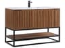 BEMMA Terra 48" Walnut Matte Black Vanity