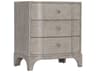 Bernhardt Albion 3-Drawers Gray Oak Wood Nightstand