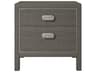 Bernhardt Prado 2-Drawers Gray Nightstand