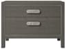 Bernhardt Prado 2-Drawers Gray Nightstand