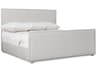 Bernhardt Highland Park Loft Sawyer Morel White Upholstered Queen Panel Bed