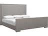 Bernhardt Trianon Gris Gray Upholstered Queen Panel Bed
