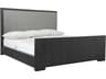 Bernhardt Trianon L'ombre Black Upholstered King Panel Bed