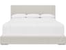 Bernhardt Stratum Mist White Upholstered King Panel Bed