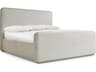 Bernhardt Arcadia Clay Gray Upholstered King Panel Bed