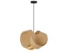 Bruck Lighting Elvira 1-Light Wood Pendant