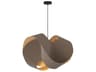 Bruck Lighting Elvira 1-Light Wood Pendant