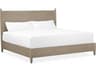 Brownstone Calvin Fawn Brown Teak Wood Queen Platform Bed