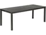Barlow Tyrie Aura Dining Table Graphite Powder-Coated Aluminum 79"W x 35"D x 29"H