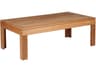 Barlow Tyrie Linear Coffee Table - Natural Teak - 47"W x 25"D x 16"H