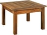 Barlow Tyrie Monaco Side Table - Natural Teak - 23" Wide