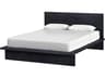 Butler Halmstad Washed Black Mindi Wood Queen Platform Bed