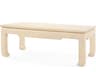 Villa & House Bethany Rectangular Natural Twill Coffee Table