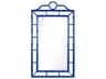 Villa & House Chloe Deep Sea Blue Rectangular Wall Mirror
