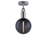 Buster + Punch Forked 1-Light Steel Globe Semi Flush Mount