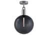 Buster + Punch Forked 1-Light Steel Globe Semi Flush Mount