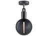 Buster + Punch Forked 1-Light Gun Metal Gunmetal Globe Semi Flush Mount