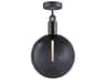 Buster + Punch Forked 1-Light Gun Metal Gunmetal Globe Semi Flush Mount