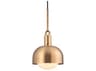 Buster + Punch Forked 1-Light Brass Mini Pendant