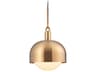 Buster + Punch Forked 1-Light Brass Pendant