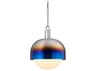 Buster + Punch Forked 1-Light Burnt Steel Pendant