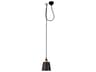 Buster + Punch Hooked 1-Light Brass Black Mini Pendant